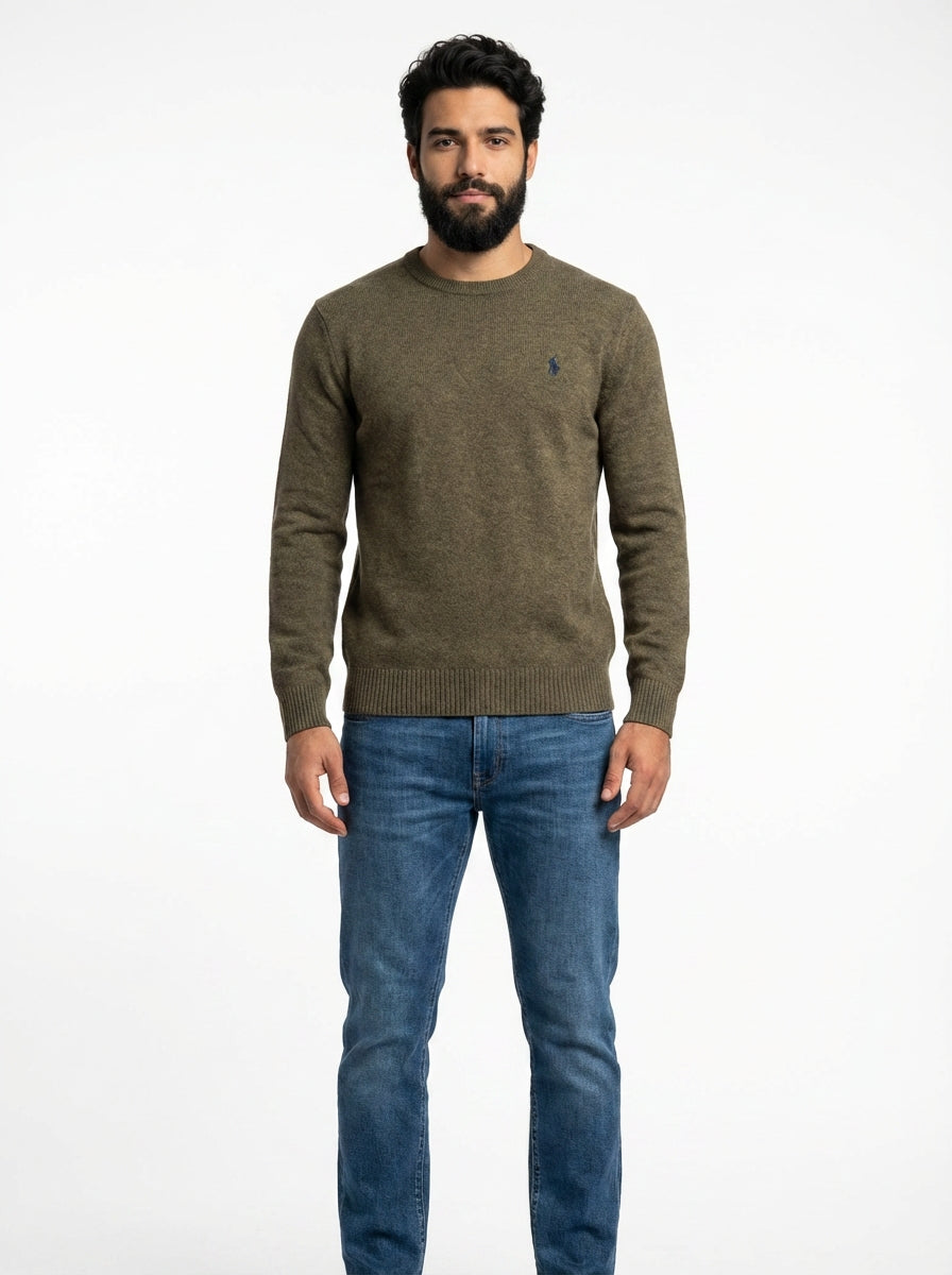 Suéter RL Essential - Taupe Oliva