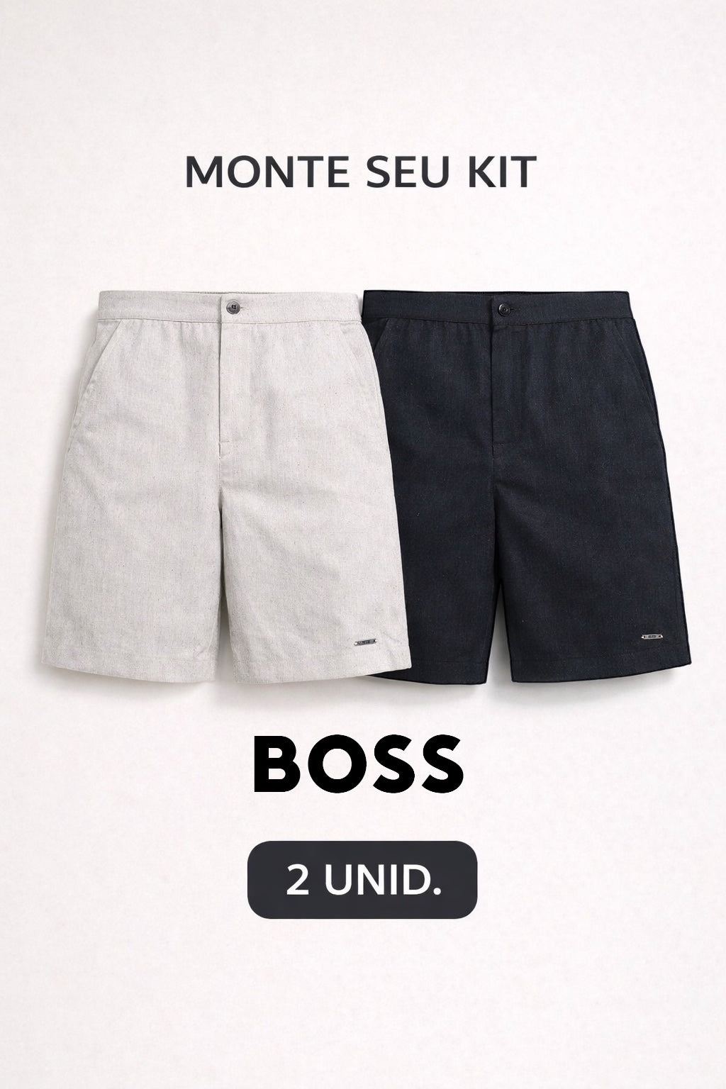 Combo 02 Bermudas em Linho Boss