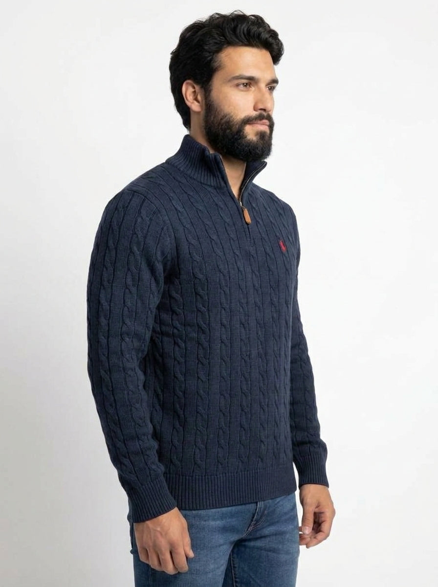 Suéter RL Hampton Signature - Azul Marinho