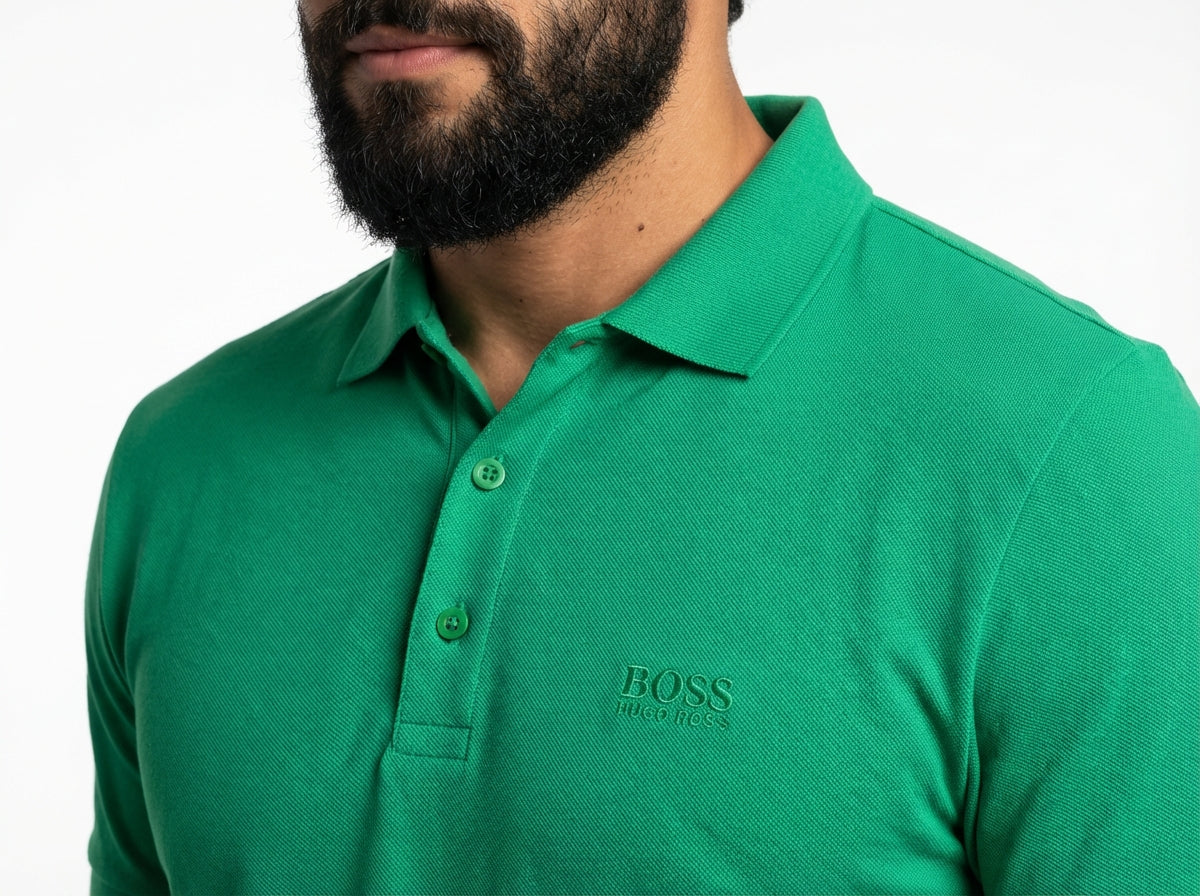 Camisa Gola Polo Boss | Boss Monochrome - Verde