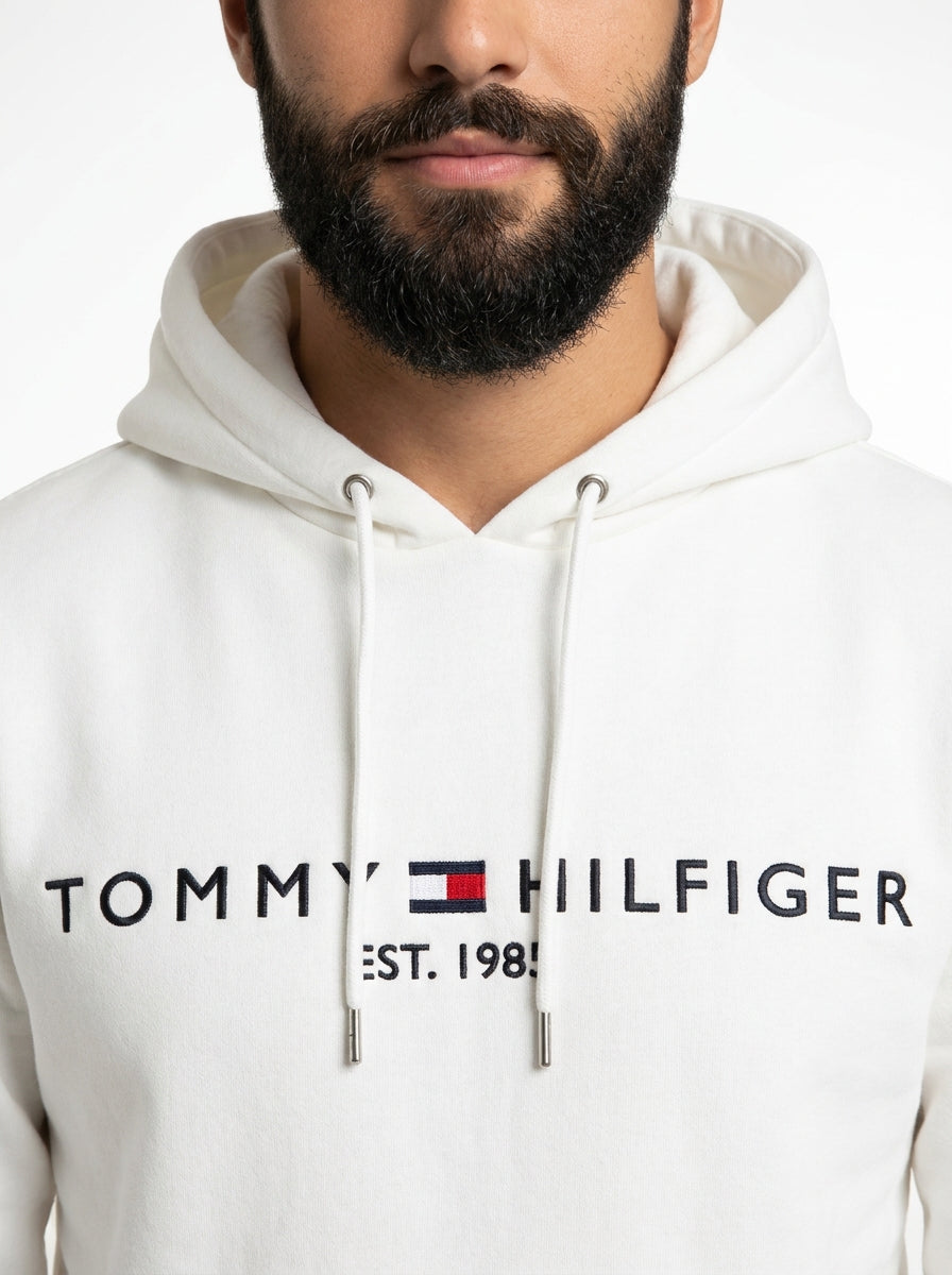Moletom TH Est. 1986 Hoodie - Off White