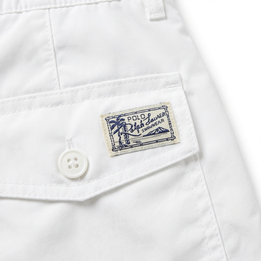 Short Beach Praia RL Hidden Wave - Branco