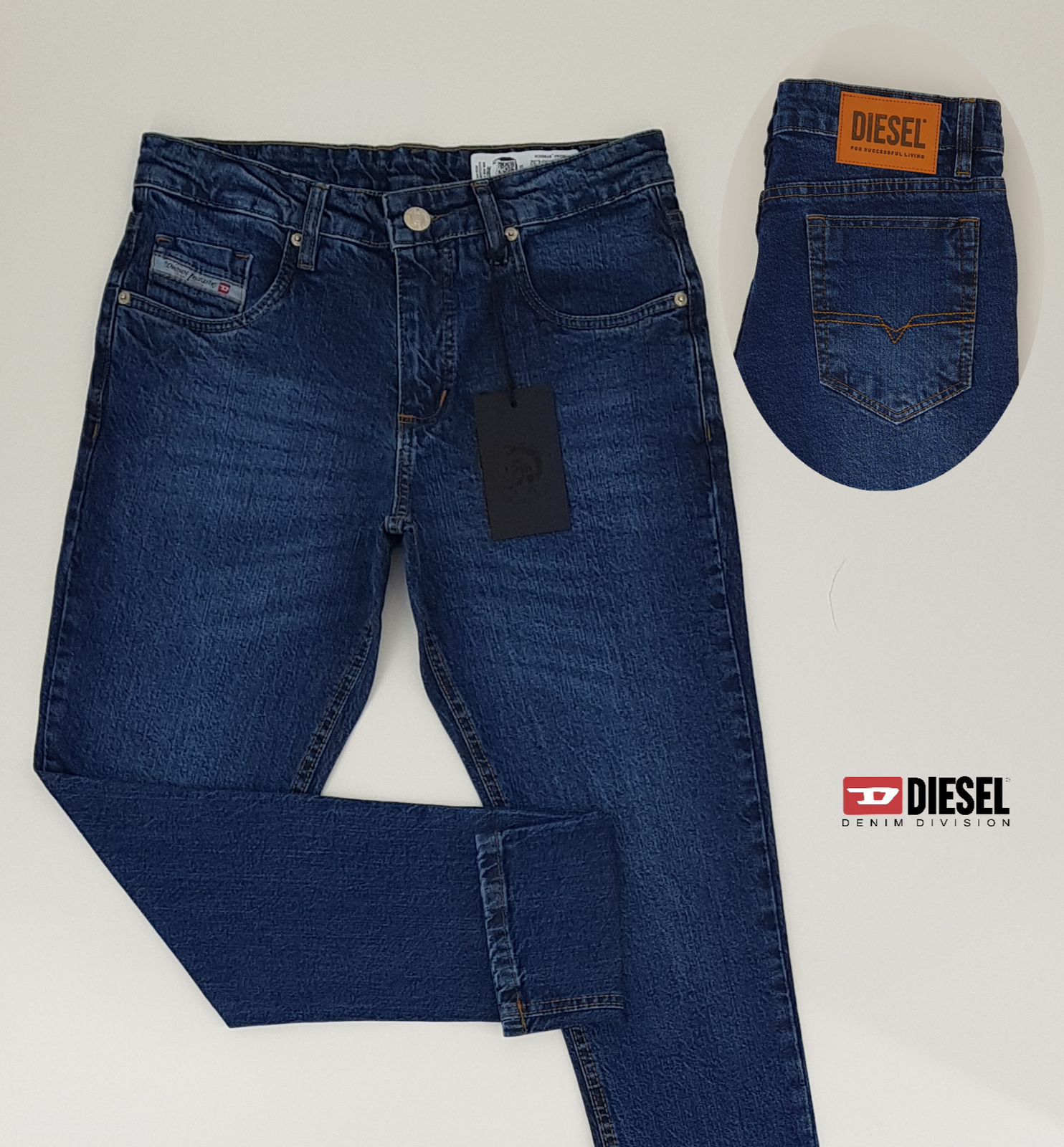 Calça Jeans DSL - Navy Urban Whiskers