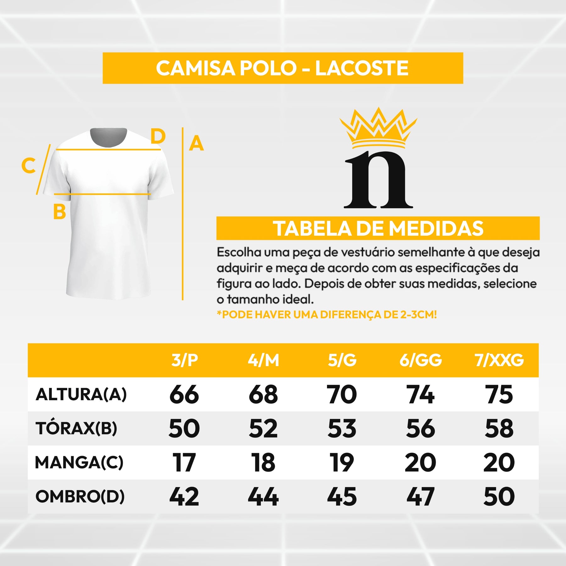 Combo 03 Camisas Gola Polo LCT