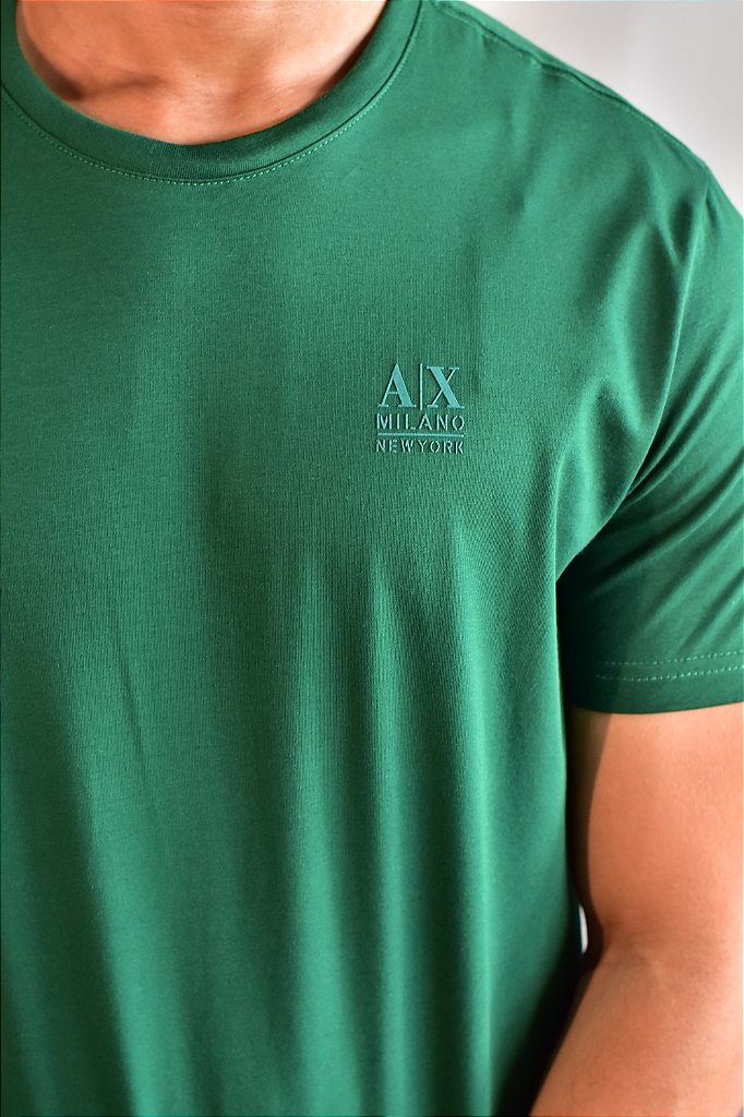 Camiseta AX Milano NY - Verde Folha