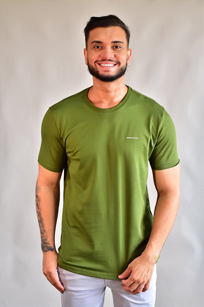Camiseta A|X Line - Verde Musgo