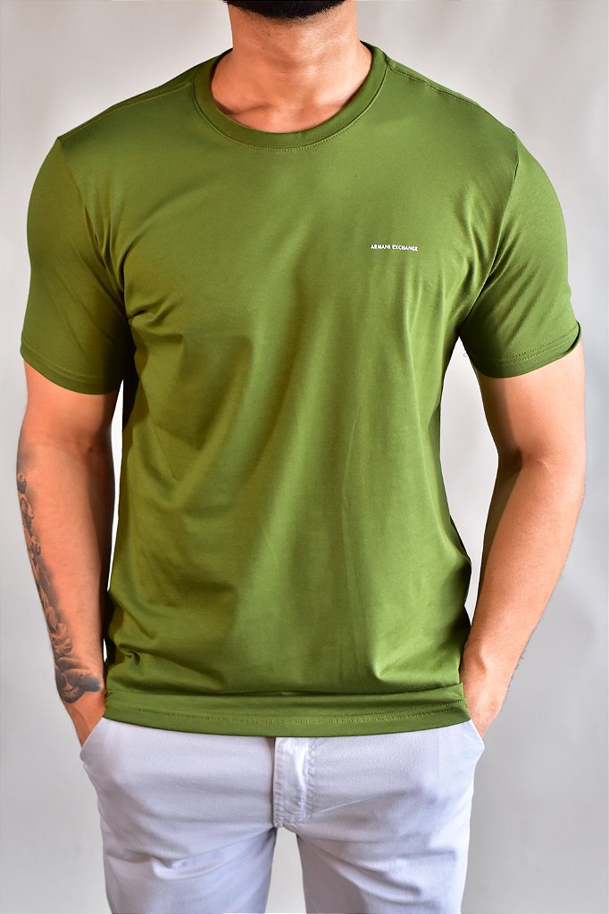 Camiseta A|X Line - Verde Musgo