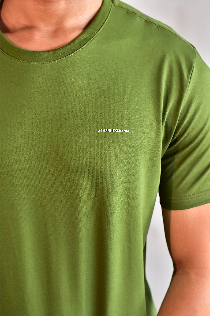 Camiseta A|X Line - Verde Musgo
