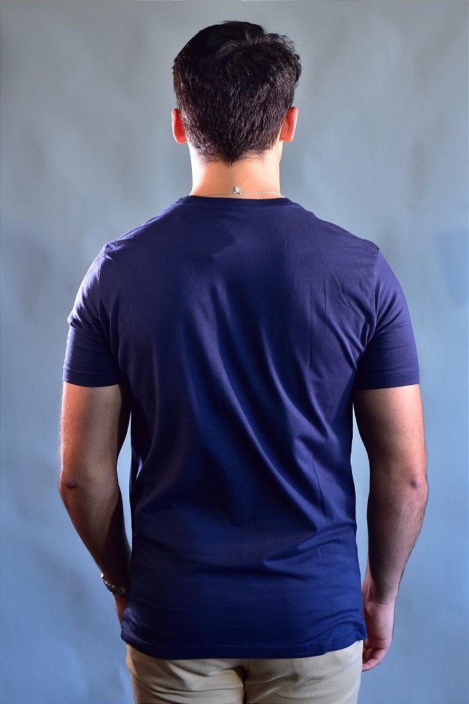 Camiseta A|X Ext. 1991 Milano NY - Azul Marinho