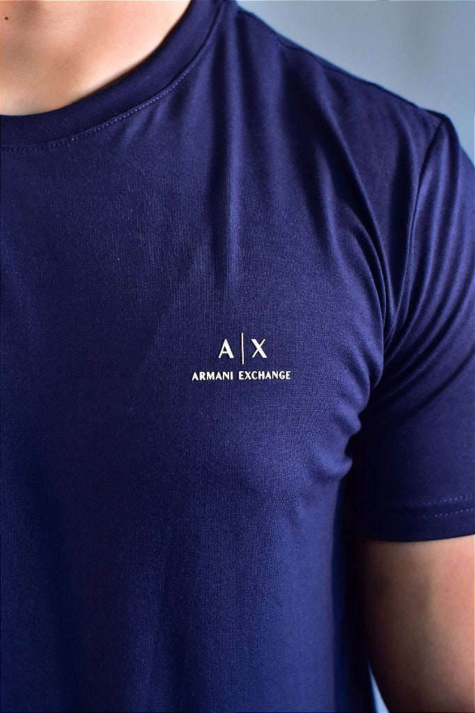 Camiseta Logo AX - Azul Marinho