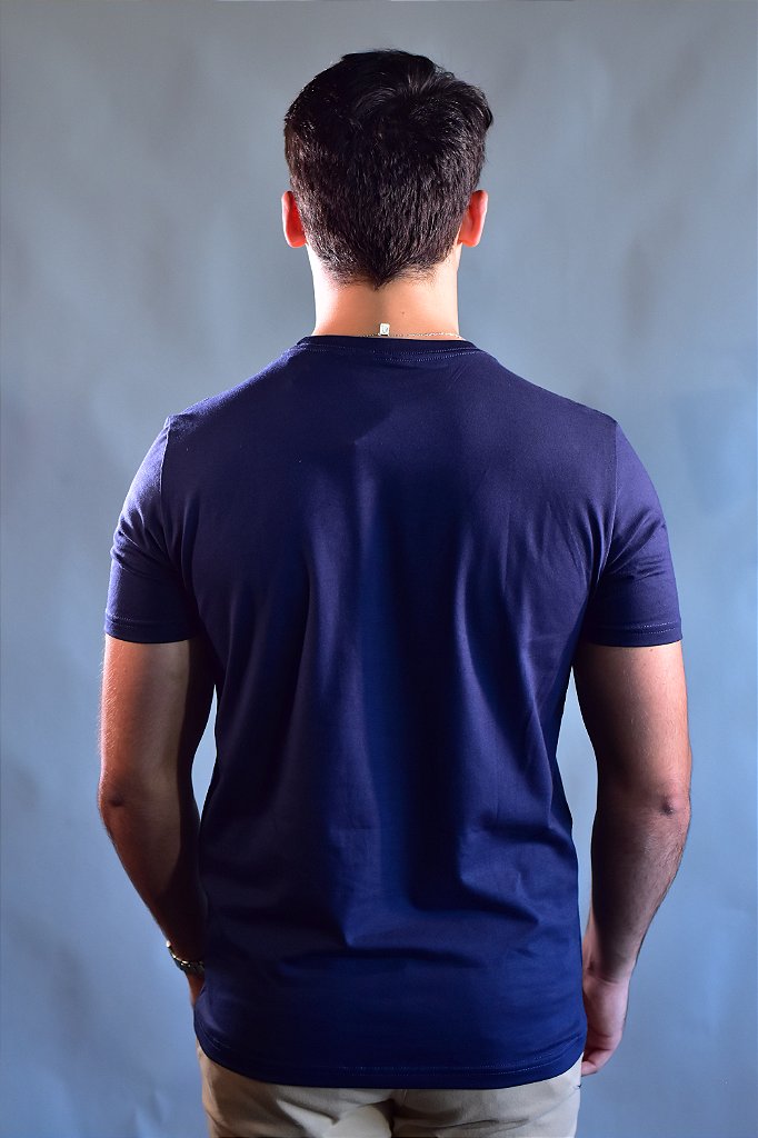 Camiseta Logo AX - Azul Marinho