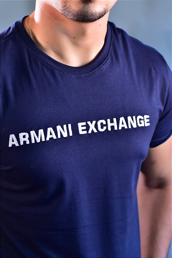 Camiseta AX - Azul Marinho