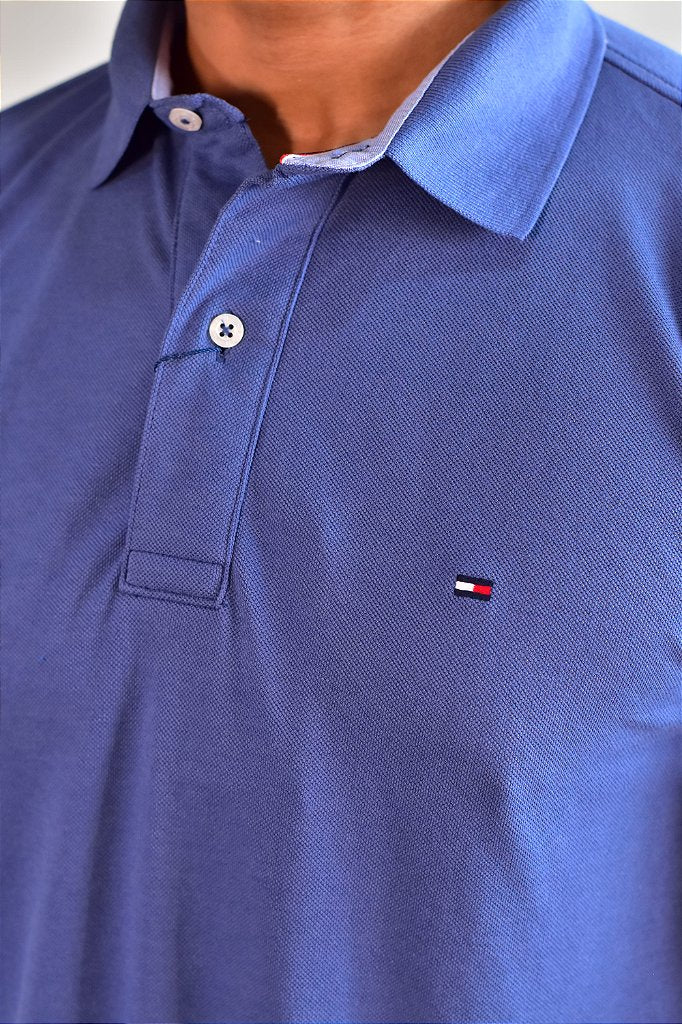 Camisa Gola Polo TH Masculina Coupe Sur Ivy - Azul Acero