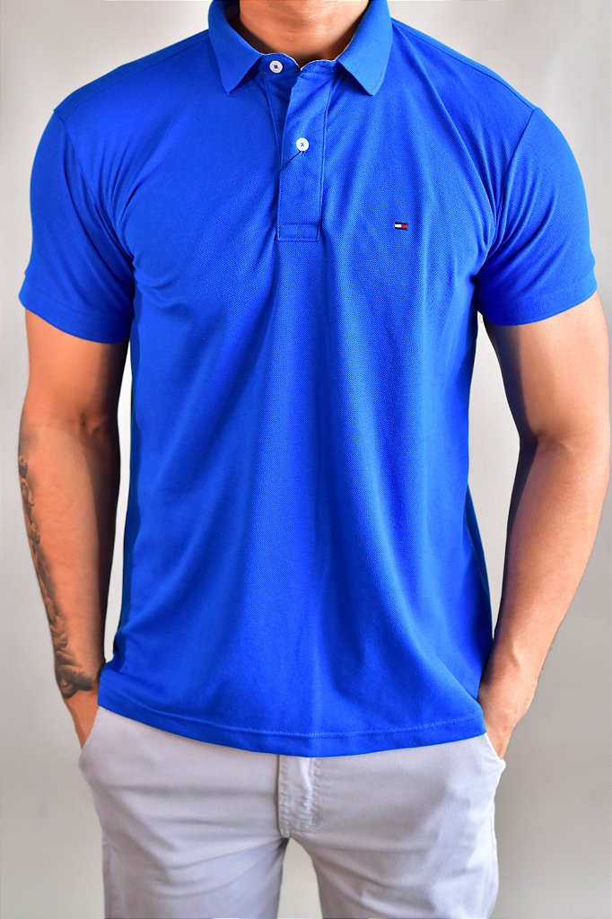 Camisa Gola Polo TH Masculina Coupe Sur Ivy - Azul Royal
