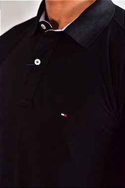 Camisa Gola Polo TH Masculina Coupe Sur Ivy - Preta