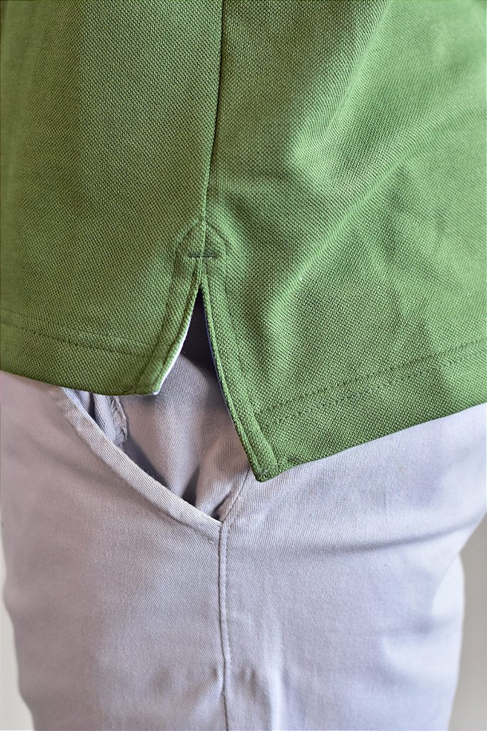 Camisa Gola Polo TH Masculina Coupe Sur Ivy - Verde Oliva