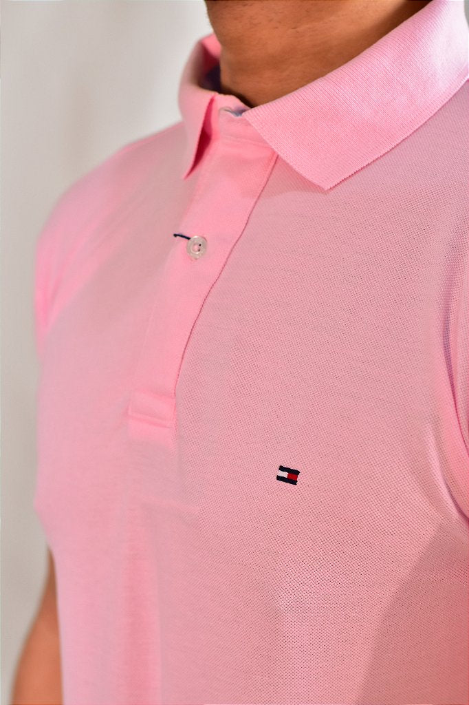 Camisa Gola Polo TH Masculina Coupe Sur Ivy - Rosa