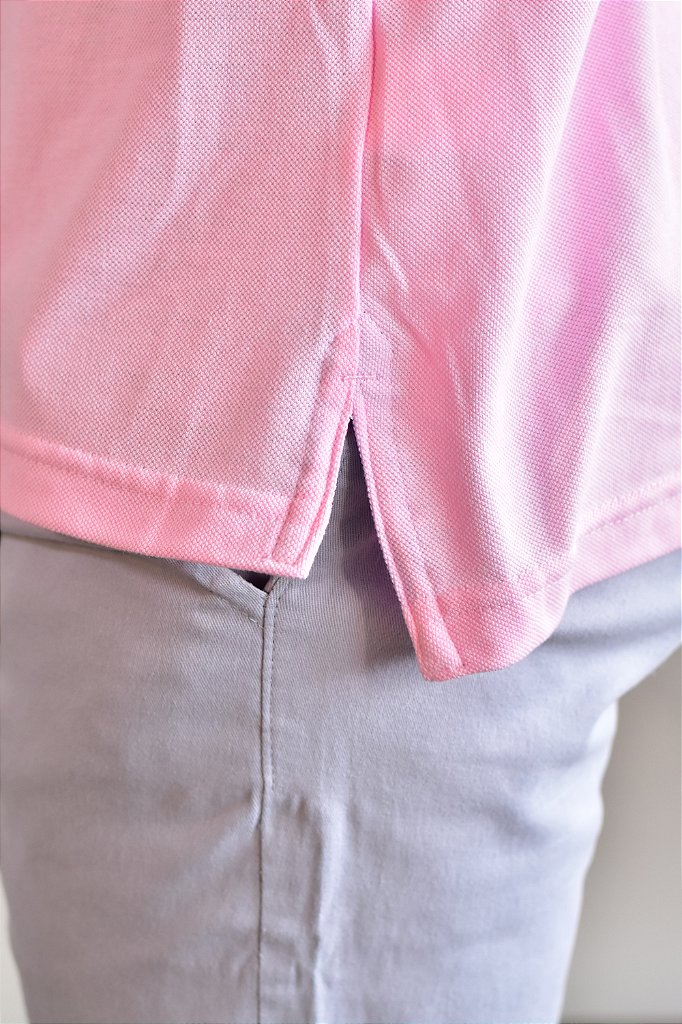 Camisa Gola Polo TH Masculina Coupe Sur Ivy - Rosa