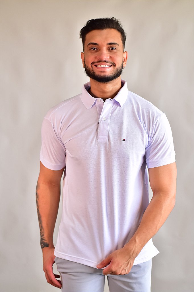 Camisa Gola Polo TH Masculina Coupe Sur Ivy - Branca