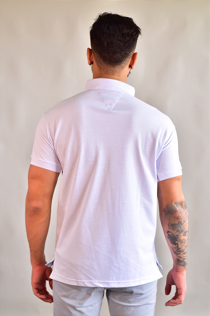 Camisa Gola Polo TH Masculina Coupe Sur Ivy - Branca