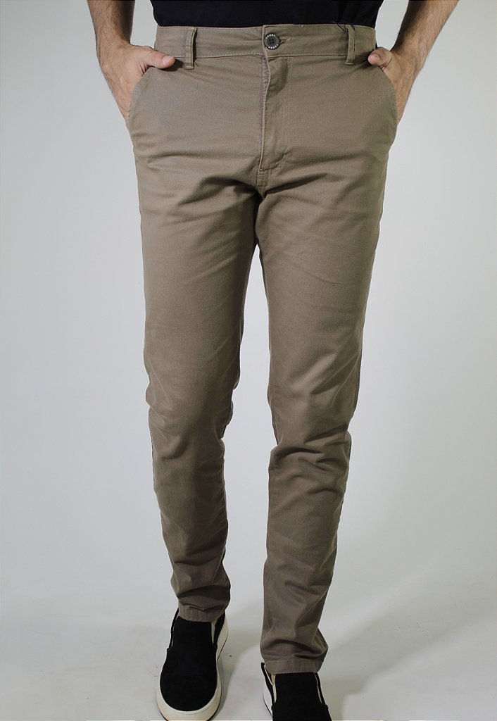 Calça Sarja TH - Cáqui
