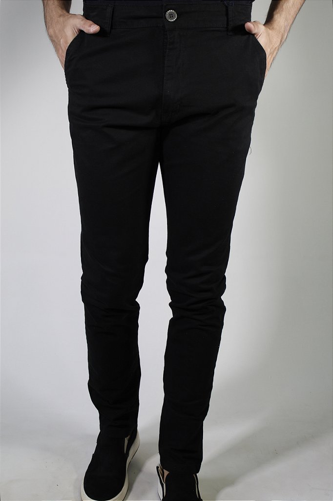 Calça Sarja TH - Preta