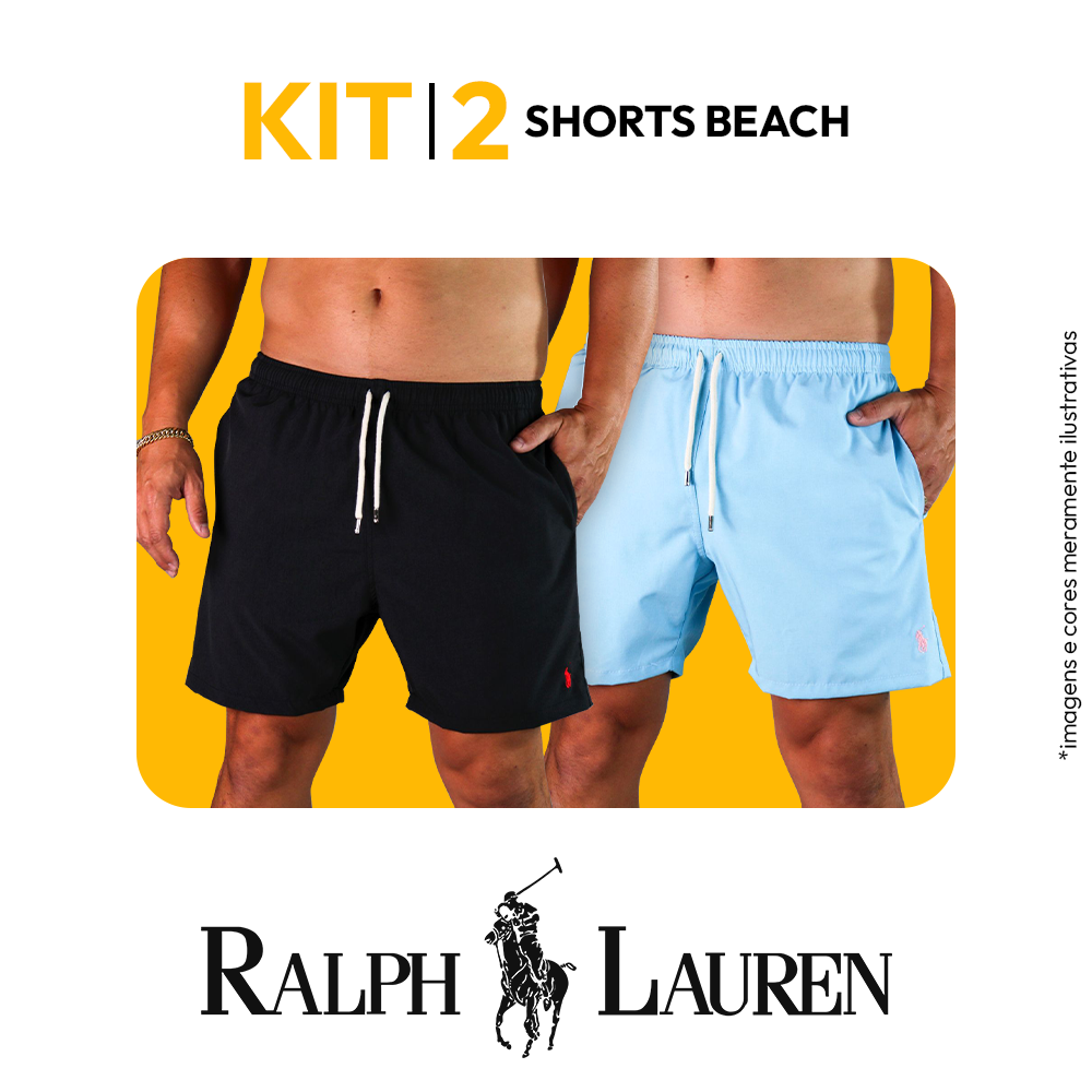 Combo 02 Shorts Beach Praia RL