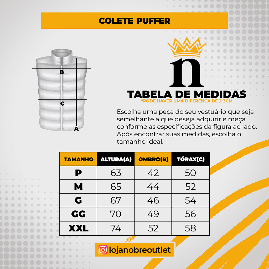 Colete Puffer RL - Preto