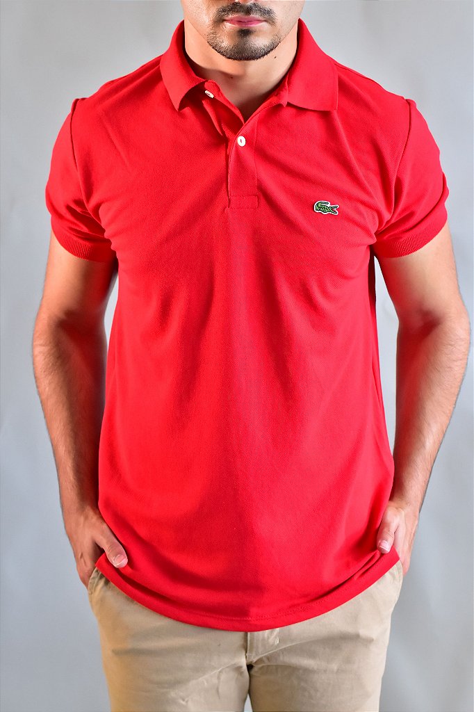 Camisa Gola Polo Masculina LCT – Vermelha