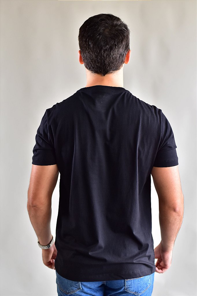Camiseta AX Velvet Mosaic - Preta
