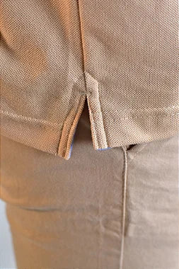 Camisa Gola Polo TH Masculina Coupe Sur Ivy - Cáqui