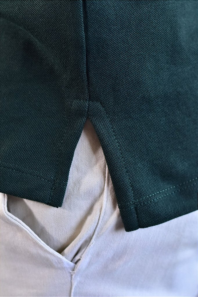 Camisa Gola Polo RL - Verde Floresta Small Pony Amarelo