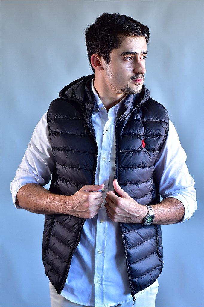 Colete Puffer RL - Preto