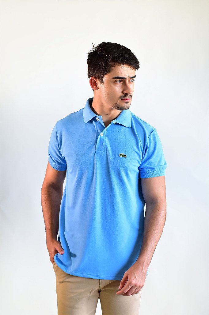 Camisa Gola Polo Masculina LCT – Azul Celeste