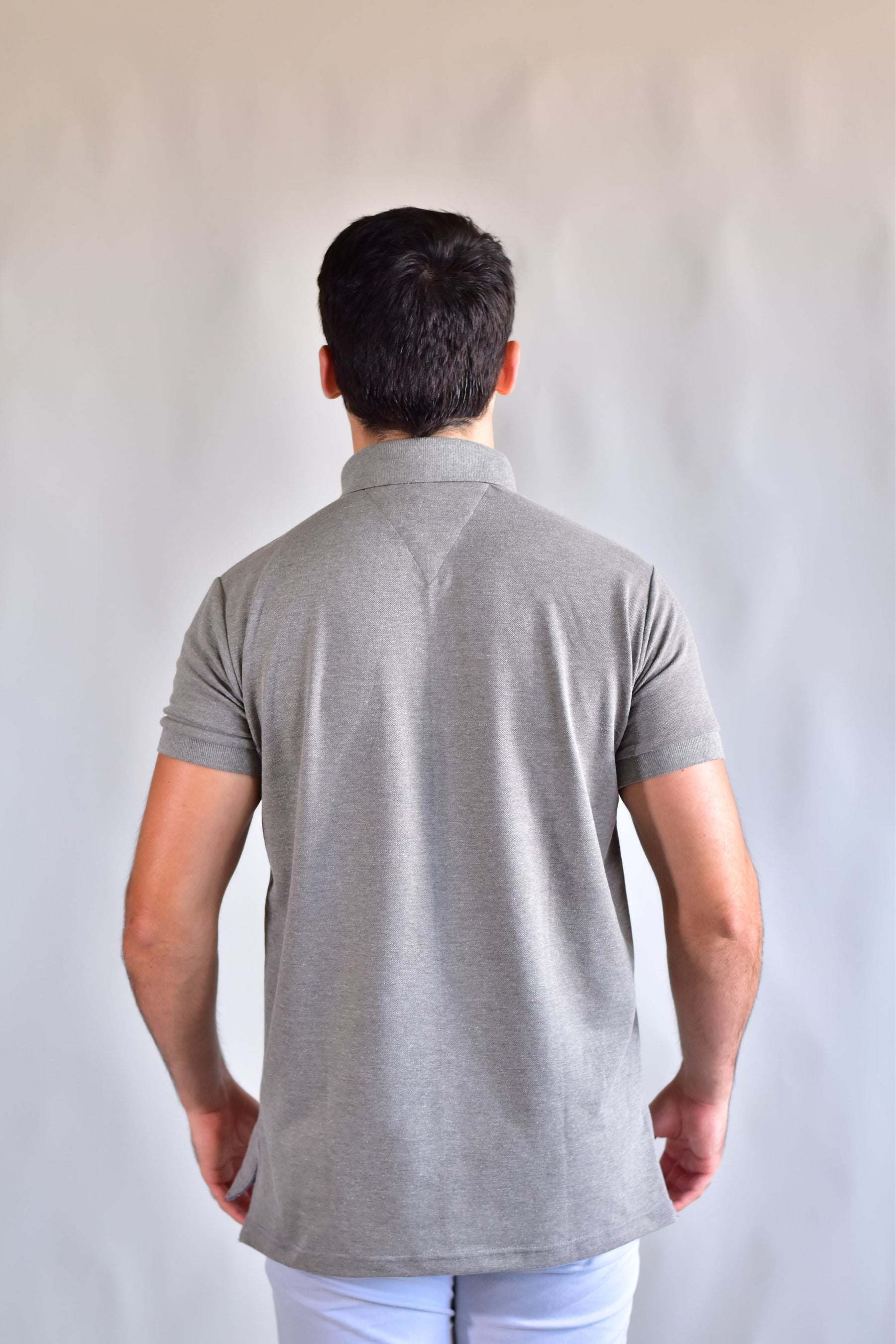 Camisa Gola Polo TH Masculina Coupe Sur Ivy - Cinza