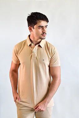 Camisa Gola Polo TH Masculina Coupe Sur Ivy - Cáqui