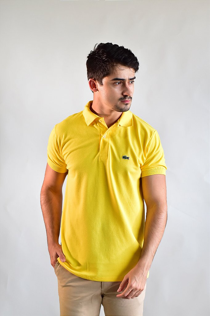 Camisa Gola Polo Masculina LCT – Amarela