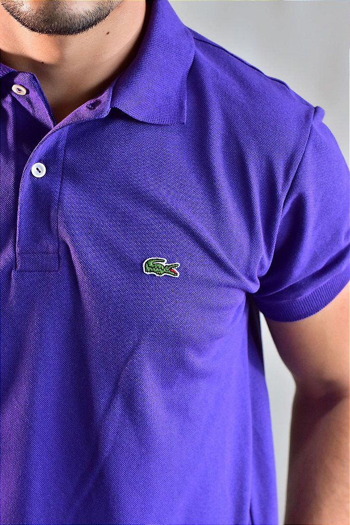 Camisa Gola Polo Masculina LCT – Roxa