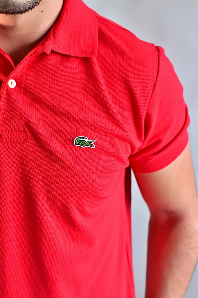 Camisa Gola Polo Masculina LCT – Vermelha