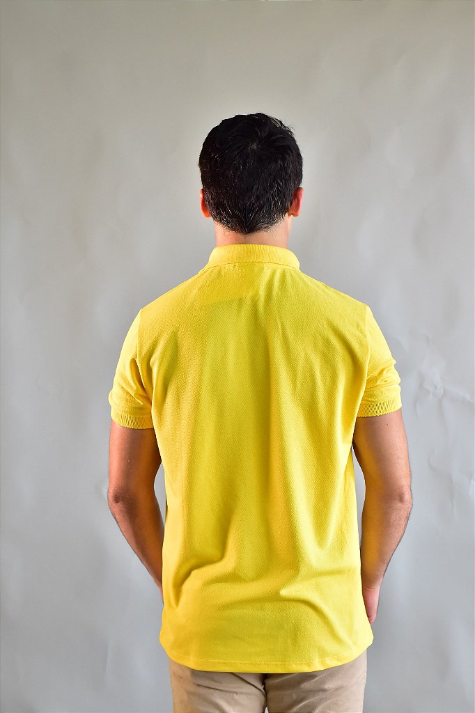 Camisa Gola Polo Masculina LCT – Amarela
