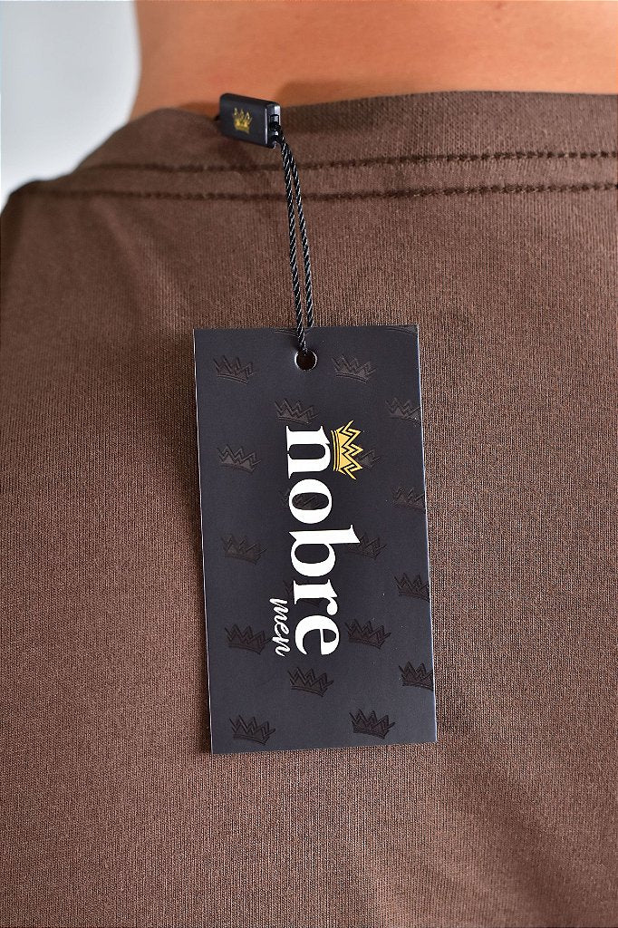 Camiseta Masculina Nobre Men - Marrom