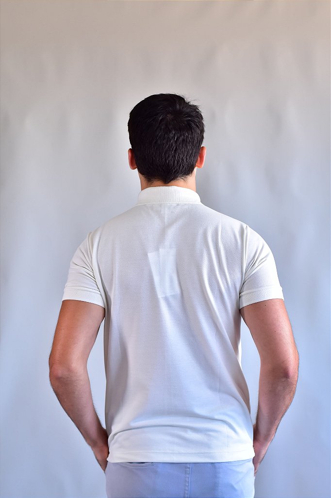 Camisa Gola Polo Masculina LCT – Off White