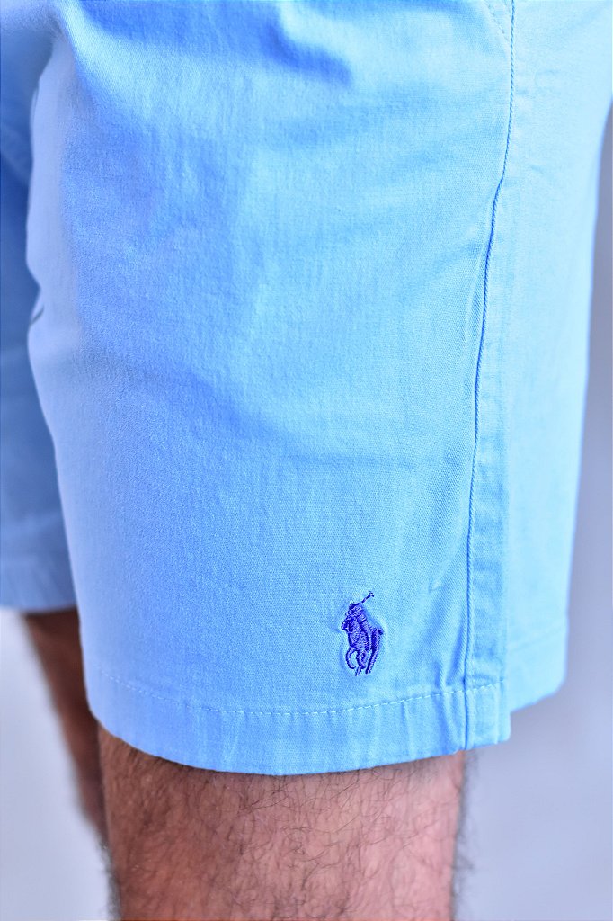 Short Sarja RL - Azul Bebê