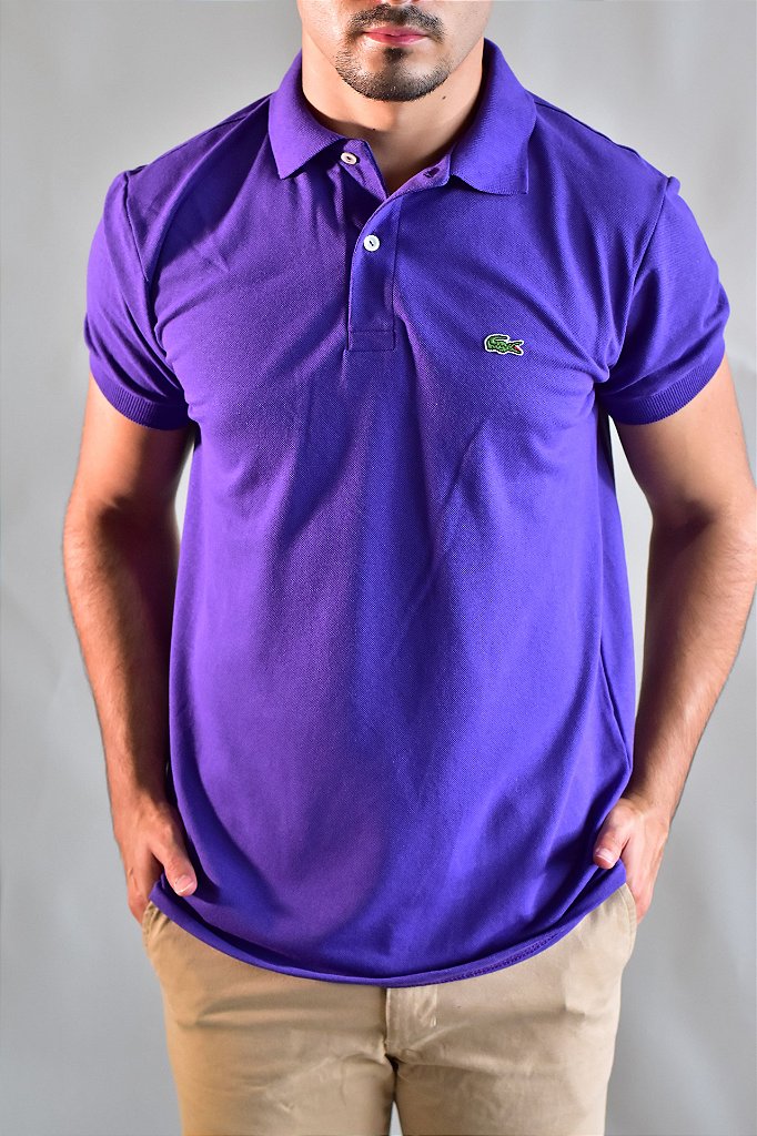 Camisa Gola Polo Masculina LCT – Roxa