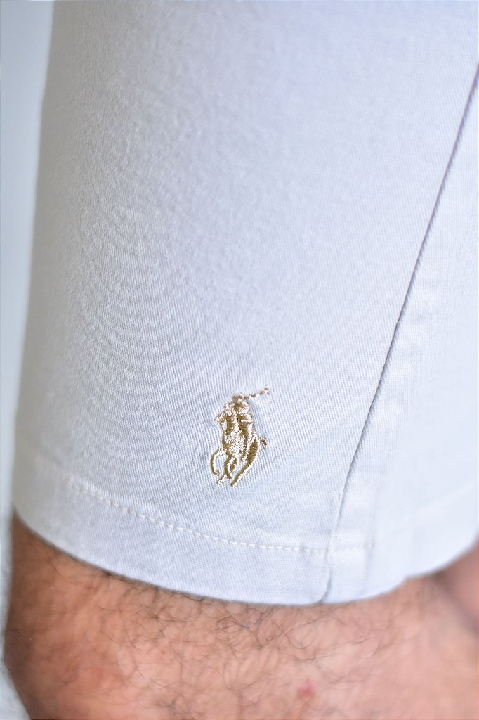 Bermuda Masculina Sarja RL - Creme
