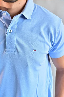 Camisa Gola Polo TH Masculina Coupe Sur Ivy - Azul Serenity