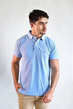Camisa Gola Polo TH Masculina Coupe Sur Ivy - Azul Serenity