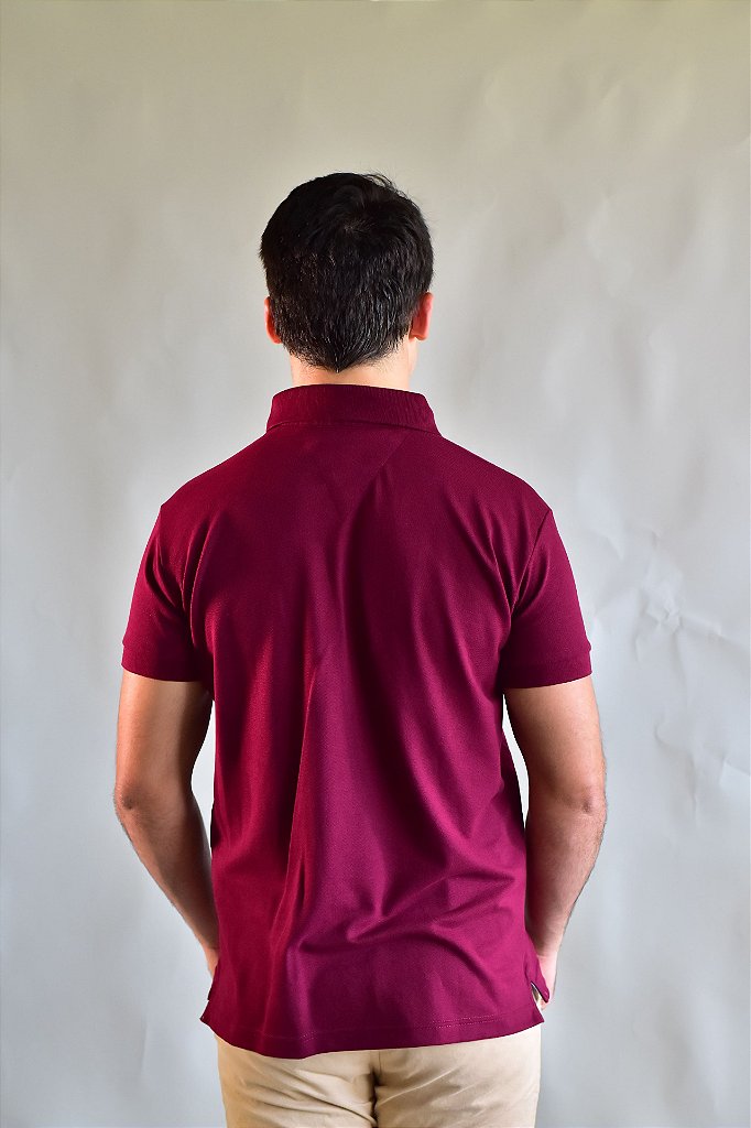 Camisa Gola Polo TH Masculina Coupe Sur Ivy - Bordô