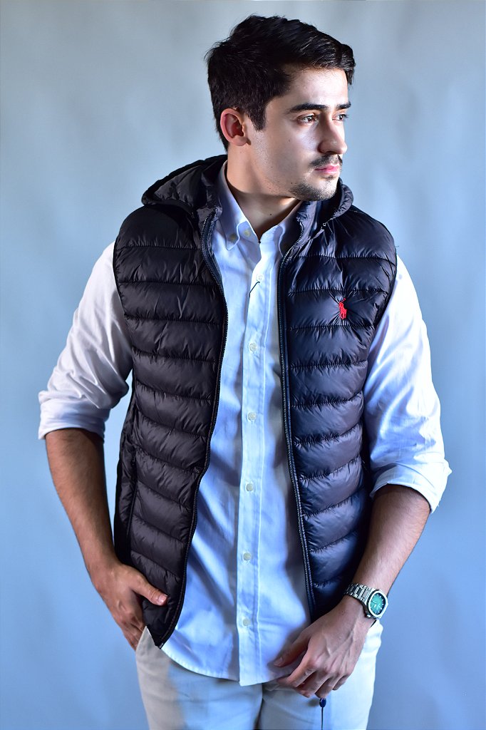 Colete Puffer RL - Preto