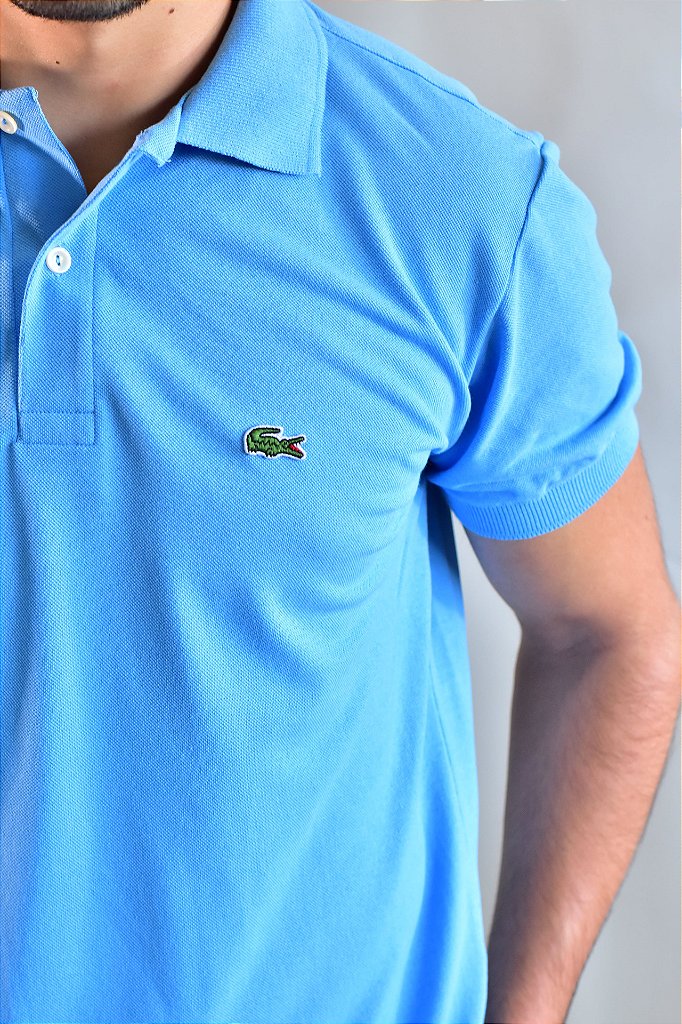 Camisa Gola Polo Masculina LCT – Azul Celeste